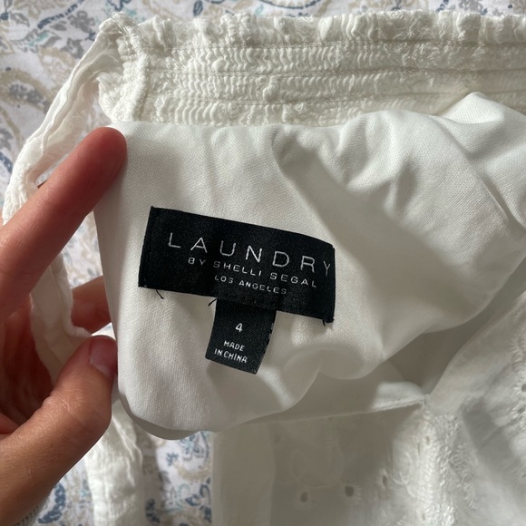 White Laundry Dress - Picture 2 of 3